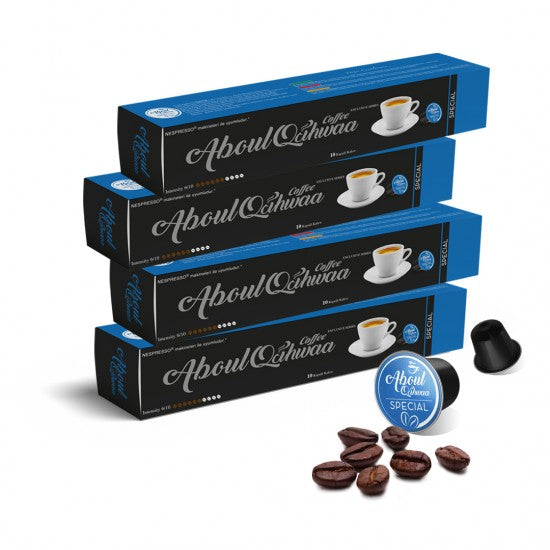 Aboul Qahwaa Nespresso Uyumlu 4 Paket Kapsül Kahve Special