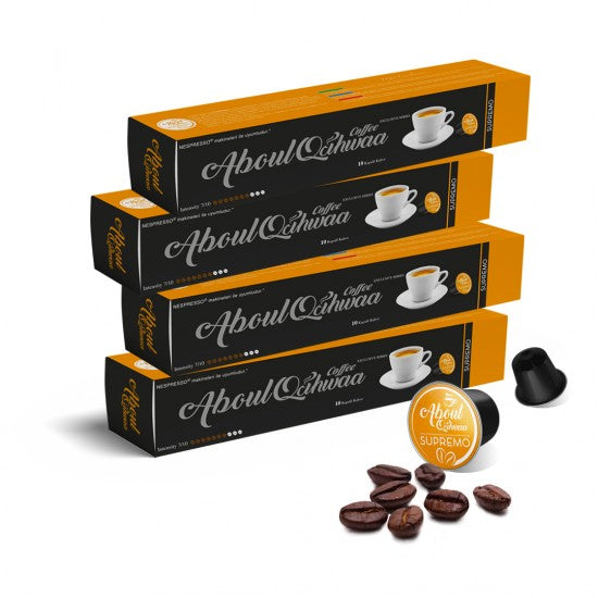 Aboul Qahwaa 4 lu Paket Kapsul Kahve Supremo